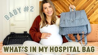 What’s In My Hospital Bag for Baby 2 and what I won’t be packing… [upl. by Imaon]