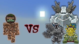 MBEB Boss WIP vs Mowzies Mobs  Minecraft Bedrock  Mob Battle [upl. by Mandeville667]