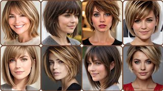 modern pixie long layer haircut and hair dry colour different highlights ideas [upl. by Doniv]