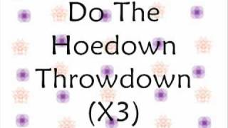 Hoedown Throwdown Hannah Montana Miley Cyrus  Lyrics NEW SONG [upl. by Weitzman657]