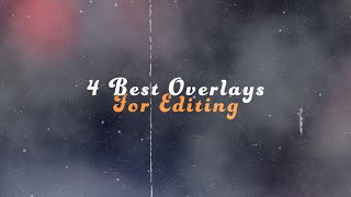 The 4 Best Overlays For Editing [upl. by Georgina740]