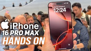 iPhone 16 Pro Max Hands On  First Impression🔥 [upl. by Vachel399]