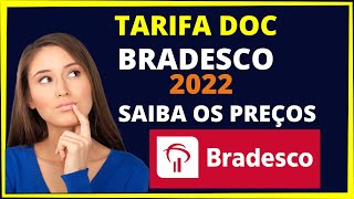 Tarifa DOC Bradesco [upl. by Linell]