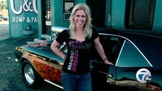 Woodward Dream Cruise driver profile Annette and her 1967 Camaro [upl. by Elorak816]