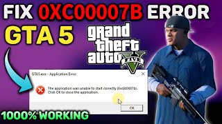 How to Fix 0xc00007b Error in GTA V 2024 ✅  1000 Working Method🔧 GTA 5 Unable To Start Correctly [upl. by Nanji844]