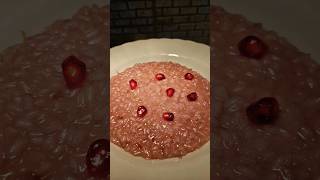 Risotto con melograno veloce risotto riso pomegranate italianfood cooking cookingchannel [upl. by Anitan]