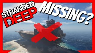 Missing Aircraft Carrier  How to add the Aircraft Carrier in Stranded Deep [upl. by Anivid960]