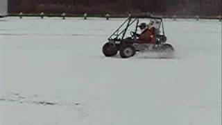 CVT Testing in snow  Lehigh University BAJA SAE [upl. by Saloma]