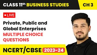 Private Public and Global Enterprises  Multiple Choice Questions  Class 11 Business Studies Ch 3 [upl. by Estus]