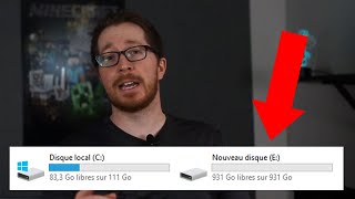 Comment ajouter un deuxième disque sur un ordinateur Windows 10 [upl. by Rayham334]