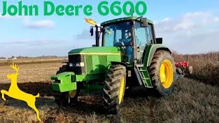 John Deere 6600  Vogel amp Noot Farmer L950  Oranje  Ploughing [upl. by Ras726]