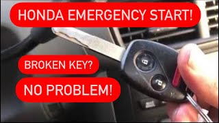 HONDA KEY SOLUTIONS  BROKEN KEY FOB [upl. by Miksen809]