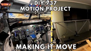 Adding motion to my DIY 737 home cockpit [upl. by Blanding]