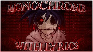 Monochrome With Lyrics  Hypno’s Lullaby Lyrical Cover By Dwerbi [upl. by Aihsekel]