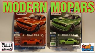 Unboxing Auto World High Impact 2019 Dodge Challenger RT Scat Pack versions A amp B [upl. by Le]