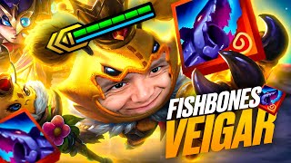 I Accidentally Found the Most OP Veigar Build… Fishbones Veigar [upl. by Ahilam185]