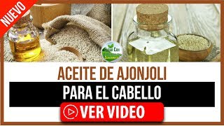 ACEITE DE AJONJOLI PARA EL CABELLO [upl. by Ahsiakal]