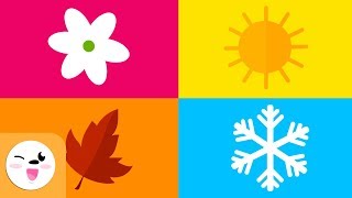 The four seasons of the year for kids  Which are the seasons  Spring Summer Autumn and Winter [upl. by Pfeffer]