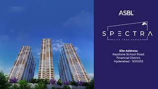 ASBL Spectra  Book with ₹14 Lakhs amp pay nothing for next 2 Yrs  Financial District Hyderabad [upl. by Saffier]