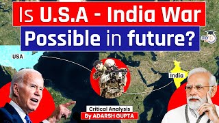 Will USA Go Against India in Future USA Vs India Vs China  StudyIQ [upl. by Ahsenid]