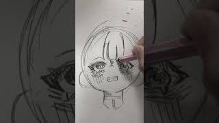 ある絵画メイキング イラスト メイキング動画 イラスト制作 drawing illustration art アナログイラスト 不登校 [upl. by Ransom261]