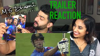 MS DHONI  THE UNTOLD STORY TRAILER REACTION  SUSHANT SINGH RAJPUT [upl. by Ramo741]