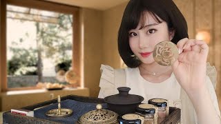 ASMR Soothing Aromatherapy and Upper Body Massage  Spa Roleplay [upl. by Neenaej]