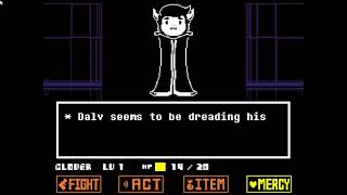 Undertale Yellow Dalv Fight Pacifist And Also SPOILER ALERT [upl. by Fairbanks]