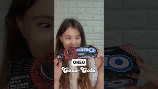 Tu testerais ces Oreo goût Coca 🙈En vrai je mattendais à pire 👀corée food mukbang oreo oreo [upl. by Eurd]