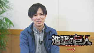 Attack on Titan Season 2  Interview with Hajime Isayama [upl. by Schramke]