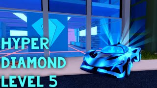 GETTING HYPERDIAMOND LEVEL 5 IN ROBLOX JAILBREAK [upl. by Ennairam]