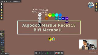 Algodoo Marble Race 118 [upl. by Nosrettap]