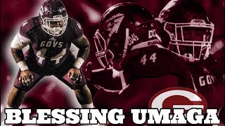 Blessing Umaga Senior Highlights HD  Farrington High School HI Class Of 18 [upl. by Banky645]