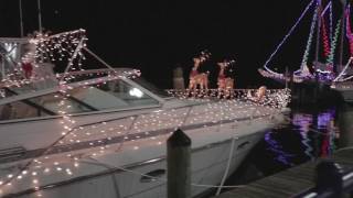 Christmas Lights on the Washington NC Waterfront [upl. by Sirraf]