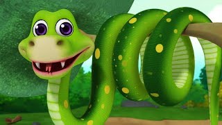 பாம்புநாங்க கொஞ்சம் நீளமான ஆளு Snake Rhyme  Tamil Rhymes for Children  Infobells [upl. by Sik]