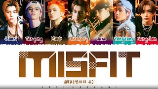 NCT U  MISFIT Lyrics Color CodedHanRomEng [upl. by Lempres]