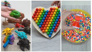 Oddly Satisfying video compilation with beads bells balls marble run xylophone and more [upl. by Radburn684]