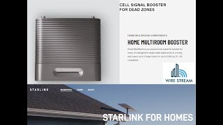 CELL PHONE SIGNAL BOOSTER weBoost Home MultiRoom 470144 and Starlink Installation [upl. by Kcinomod]