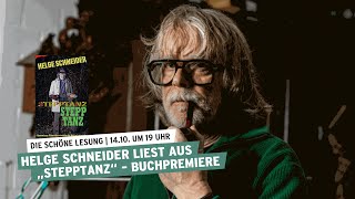 Die schöne Lesung  Buchpremiere Helge Schneider liest aus quotStepptanzquot [upl. by Moshell]