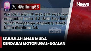 Lapor Pak Polisi AnakAnak Muda Mengendarai Motor Ugalugalan di Bandung  Lapor Polisi 1511 [upl. by Der286]