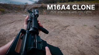 M16A4 w Carry Handle  Modern Warfare Style POV [upl. by Norvil846]