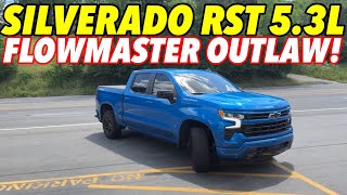 2022 Chevy Silverado RST 53L V8 w FLOWMASTER OUTLAW [upl. by Essyle]