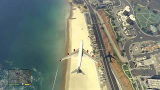 GTA V TREVORS REVENGE Trevor ATTEMPTS To CRASH a JUMBO JET Back INTO MICHAEL HILARIOUS FUNNY [upl. by Beitz]