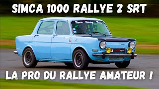 Essai SIMCA 1000 Rallye 2 SRT ⎥La pro du rallye amateur [upl. by Ihcekn]