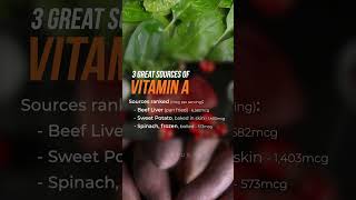 3 Top Sources Of Vitamin A  What Food Should You Eat [upl. by Chet]