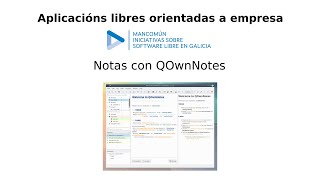 Aplicacións libres orientadas a empresa  Notas con QOwnNotes [upl. by Kealey]