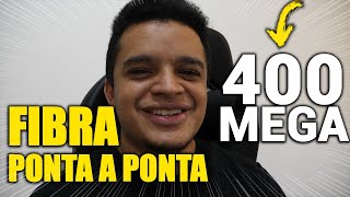 FINALMENTE CONSEGUI INTERNET DE FIBRA INSTALAÇÃO E TESTE [upl. by Paz256]