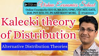 Kalecki theory of distribution Alternative Distribution Theories UPSC  DEGREE OF MONOPOLY [upl. by Odnalro]