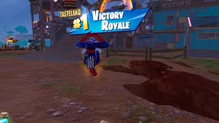 Fortnite 54 Spider Man Double Digits Victory Royale using Shuris Black Panther Claws [upl. by Anilemrac241]