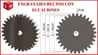 ⚙COMO hacer un ENGRANE en solidworks 2020 [upl. by Hu]